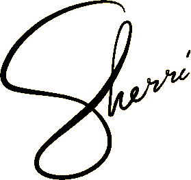 logo sherri bw